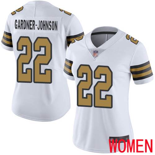 New Orleans Saints Limited White Women Chauncey Gardner Johnson Jersey NFL Football #22 Rush Vapor Untouchable Jersey